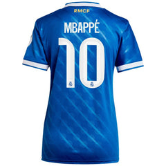 Kylian Mbappé Real Madrid Women's 2025/26 Third Replica Player Jersey Discount - Blue 