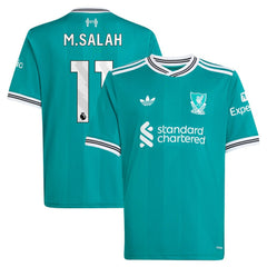 Mohamed Salah Liverpool Youth 2025/26 Third Replica Player Jersey Discount - Green 