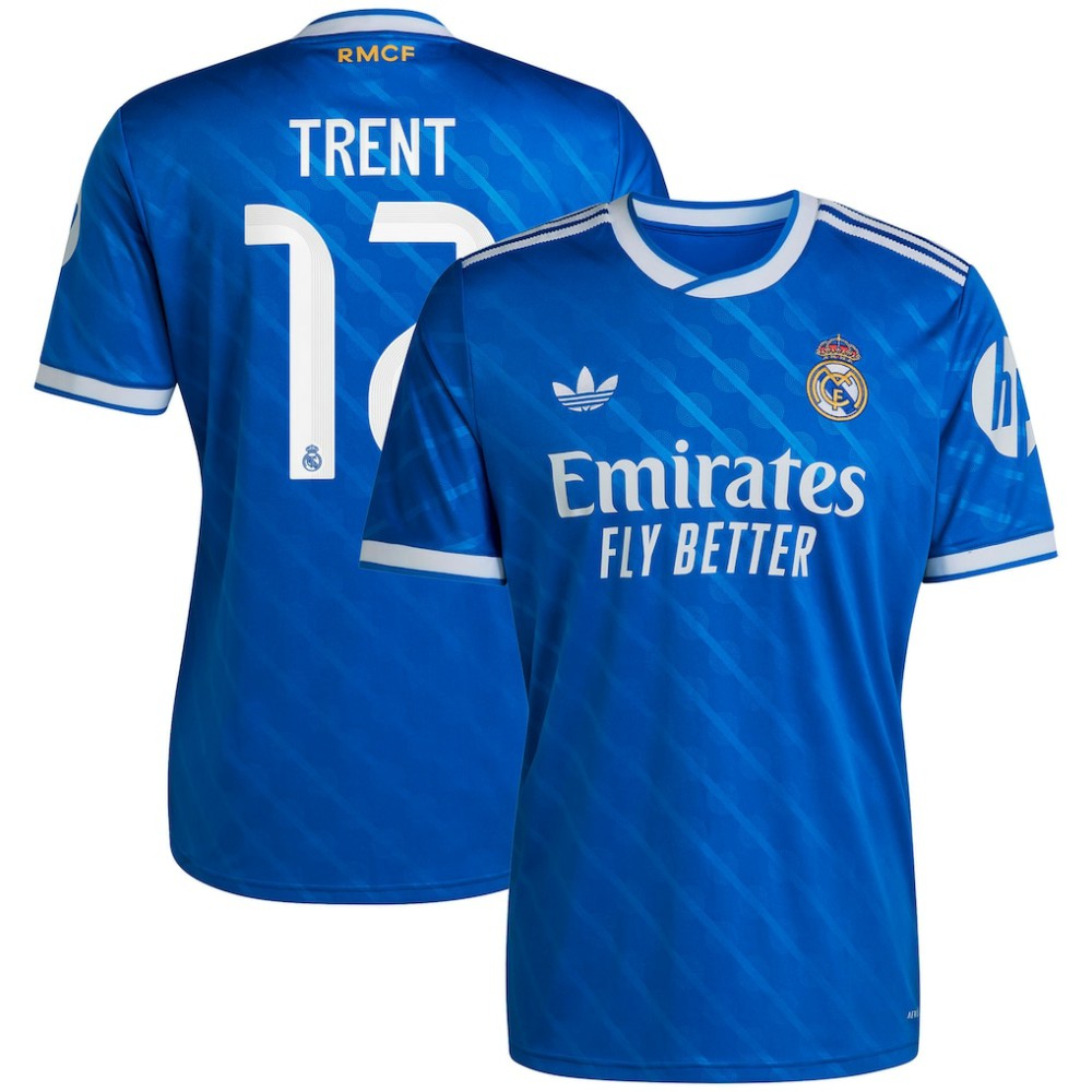 Trent Alexander-Arnold Real Madrid 2025/26 Third Replica Player Jersey Discount - Blue 