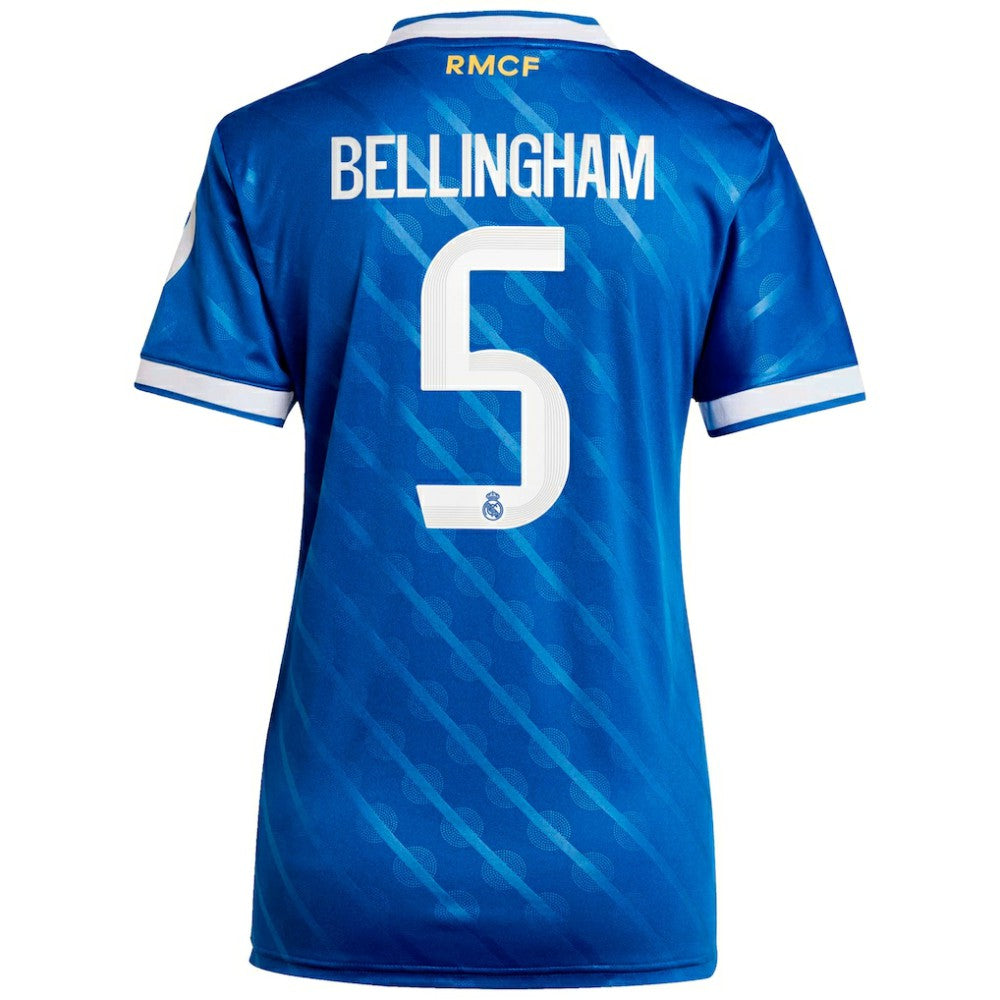 Jude Bellingham Real Madrid Women's 2025/26 Third Replica Player Jersey Discount - Blue 