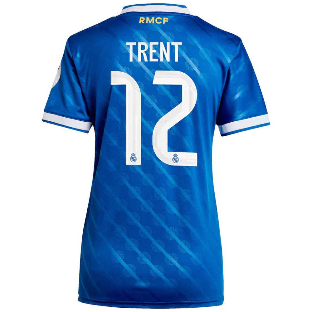 Trent Alexander-Arnold Real Madrid Women's 2025/26 Third Replica Player Jersey Discount - Blue 