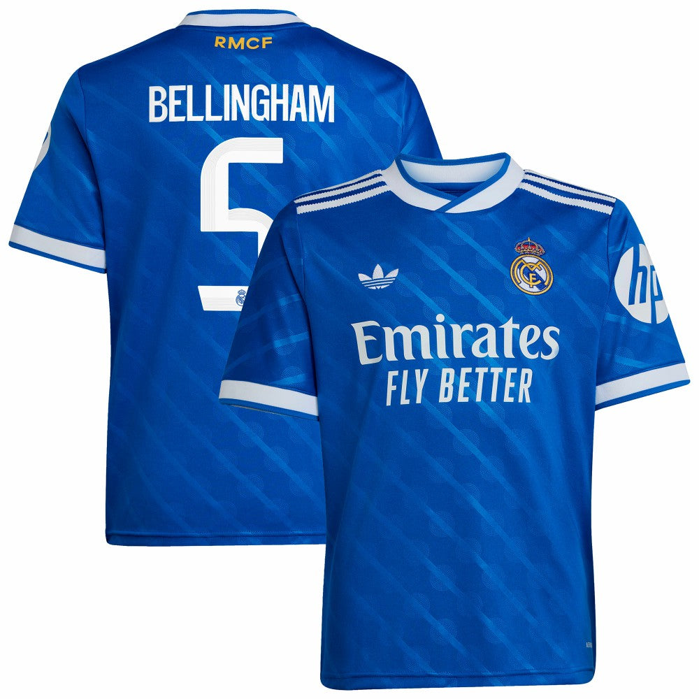 Jude Bellingham Real Madrid Youth 2025/26 Third Replica Player Jersey Discount - Blue 