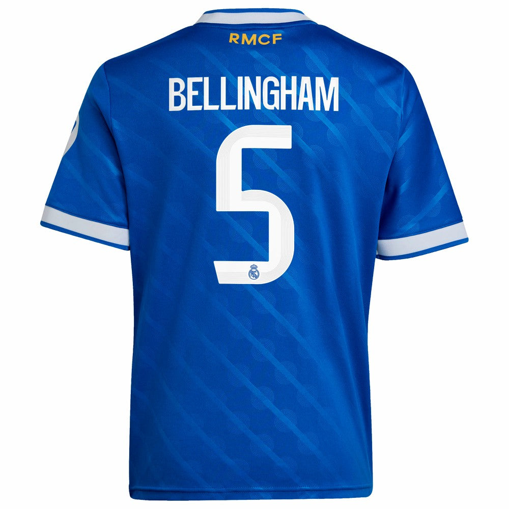 Jude Bellingham Real Madrid Youth 2025/26 Third Replica Player Jersey Discount - Blue 