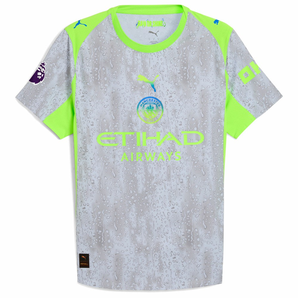 Manchester City 2025/26 Third Jersey Discount - Green/Neon Green 