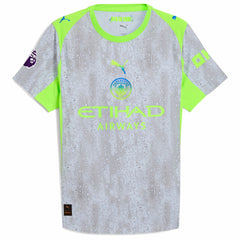Manchester City 2025/26 Third Jersey Discount - Green/Neon Green 