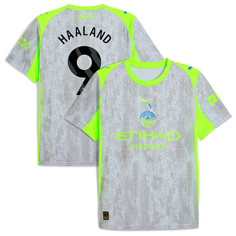 Manchester City 2025/26 Third Replica Jersey Discount - Green/Neon Green 