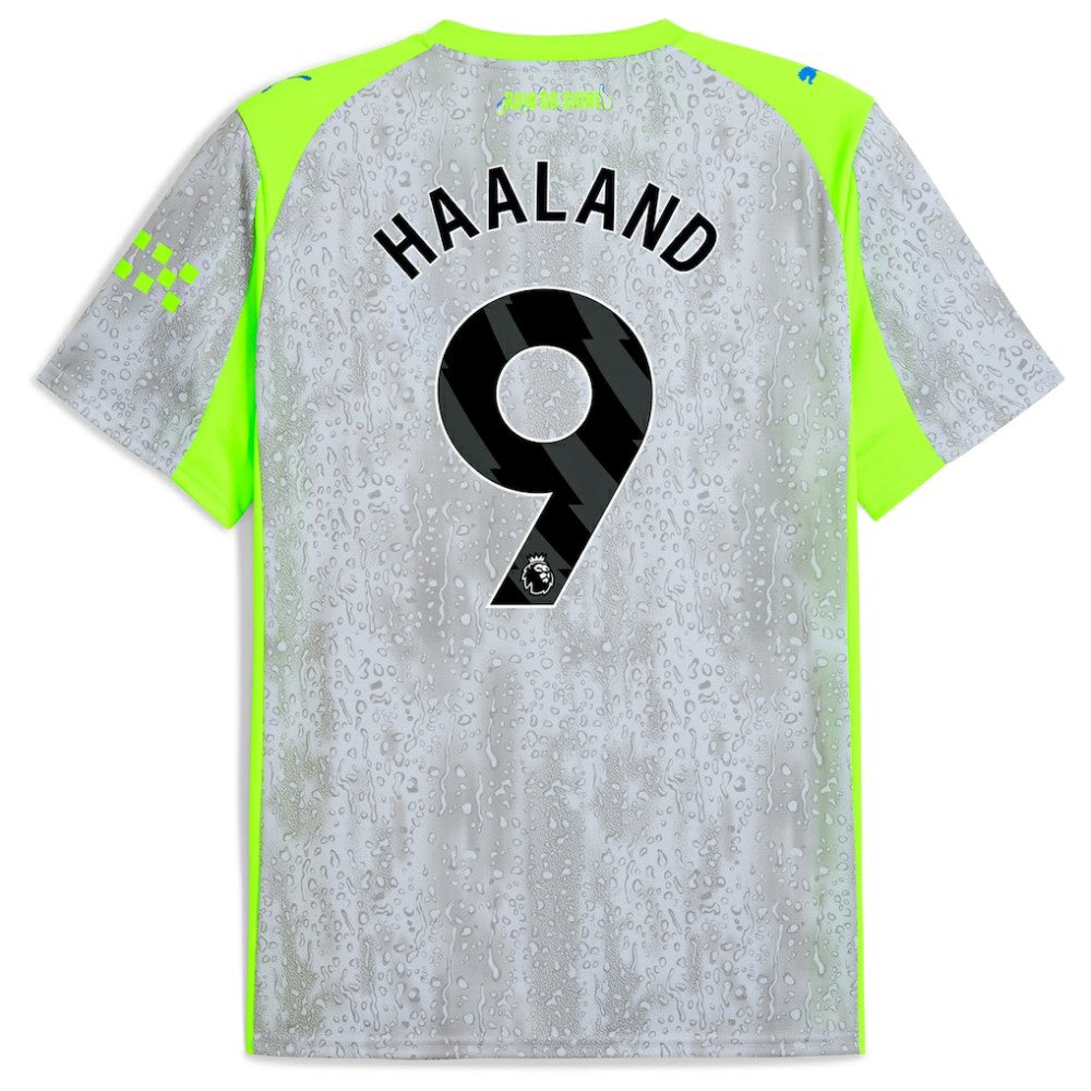 Manchester City 2025/26 Third Replica Jersey Discount - Green/Neon Green 
