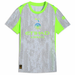 Manchester City Women's 2025/26 Third Replica Jersey Discount - Green/Neon Green 