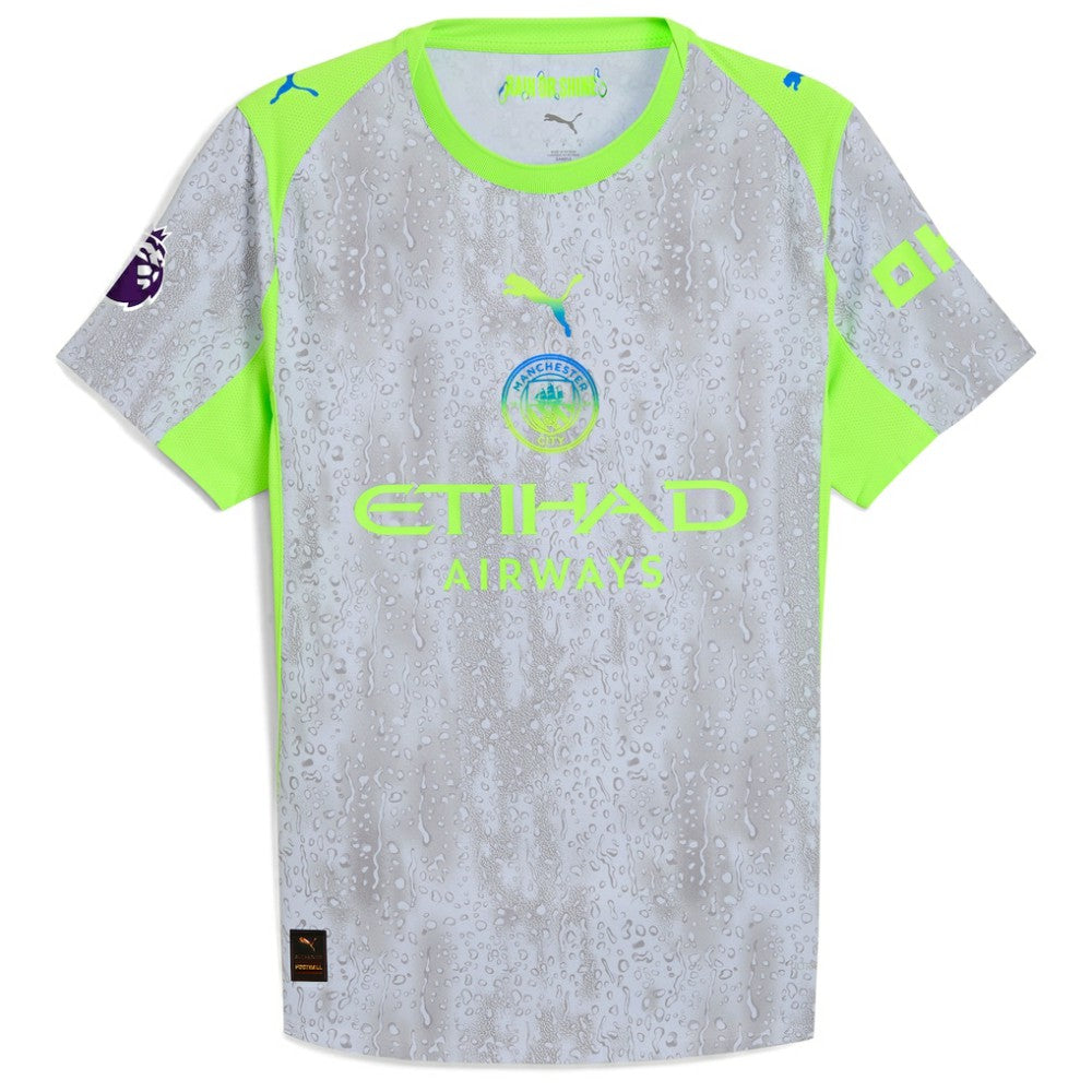 Manchester City 2025/26 Third Jersey Discount - Green/Neon Green 