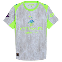 Manchester City 2025/26 Third Jersey Discount - Green/Neon Green 