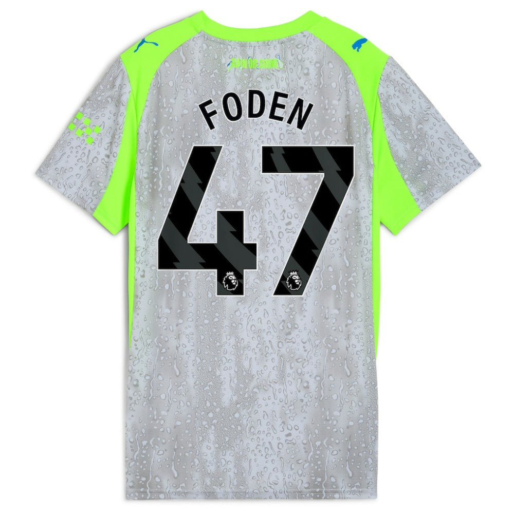 Manchester City Women's 2025/26 Third Replica Jersey Discount - Green/Neon Green 