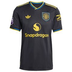 Kobbie Mainoo Manchester United 2025/26 Third Player Jersey Discount - Black 