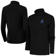 France National Team Antigua Women's Statement Half-Zip Pullover for sale - Black 
