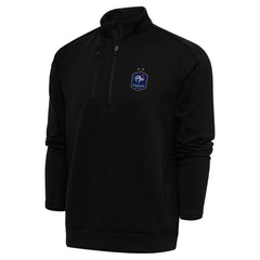 France National Team Antigua Genesis Quarter-Zip Pullover for sale - Black 