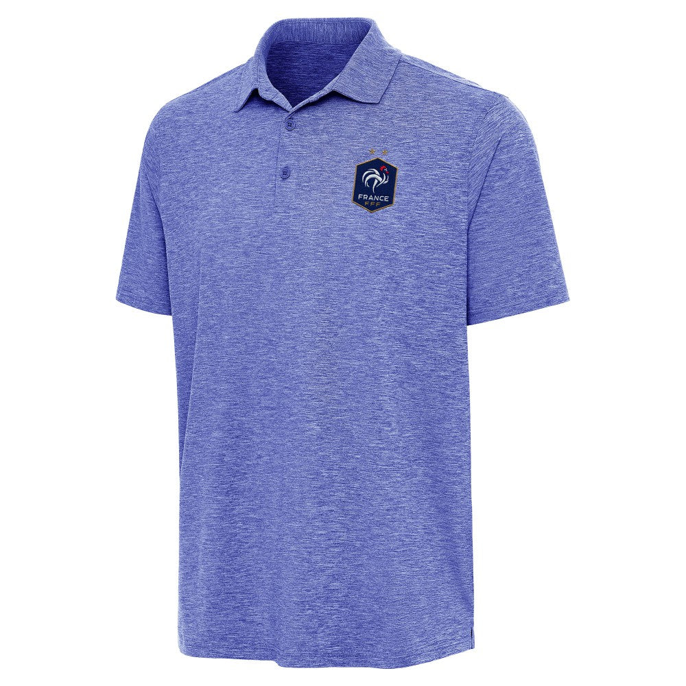 France National Team Antigua Triple Shot Polo for sale - Heather Royal 