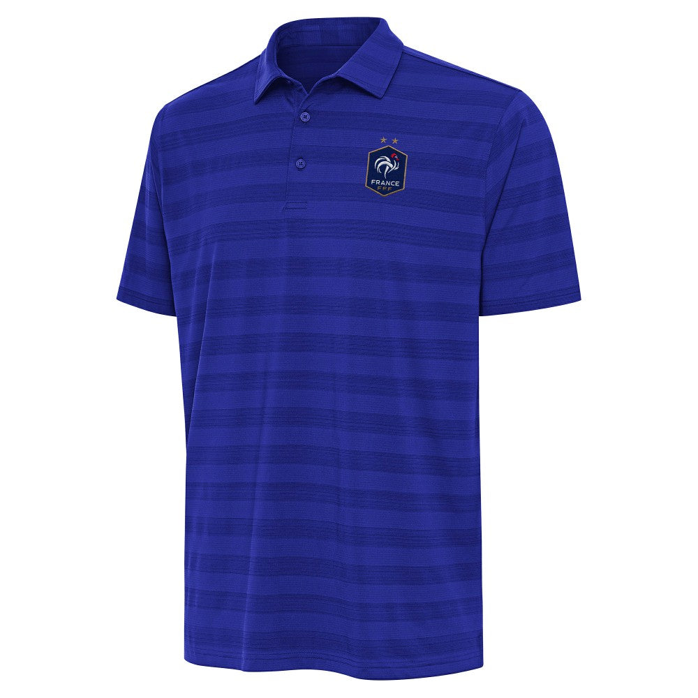 France National Team Antigua Channel Polo for sale - Royal 
