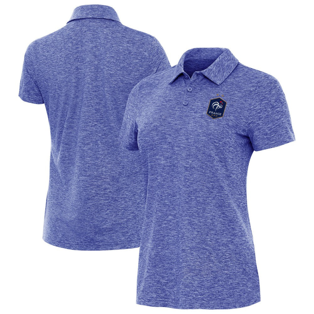 France National Team Antigua Women's Triple Shot Polo for sale - Heather Royal 