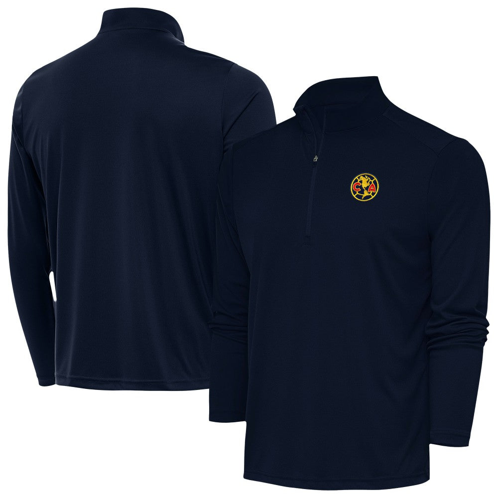 Club America Antigua Statement Quarter-Zip Pullover Discount - Navy 