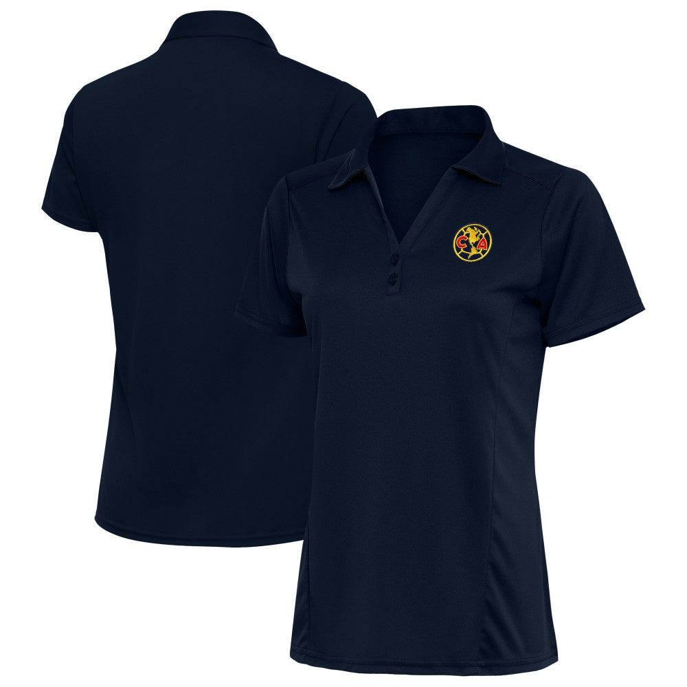 Club America Antigua Women's Statement Polo Discount - Navy 