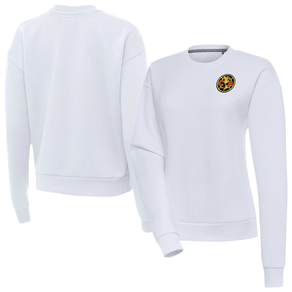 Club America Antigua Women's Takeover Pullover Sweatshirt Discount - White 