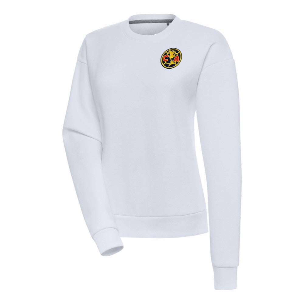 Club America Antigua Women's Takeover Pullover Sweatshirt Discount - White 