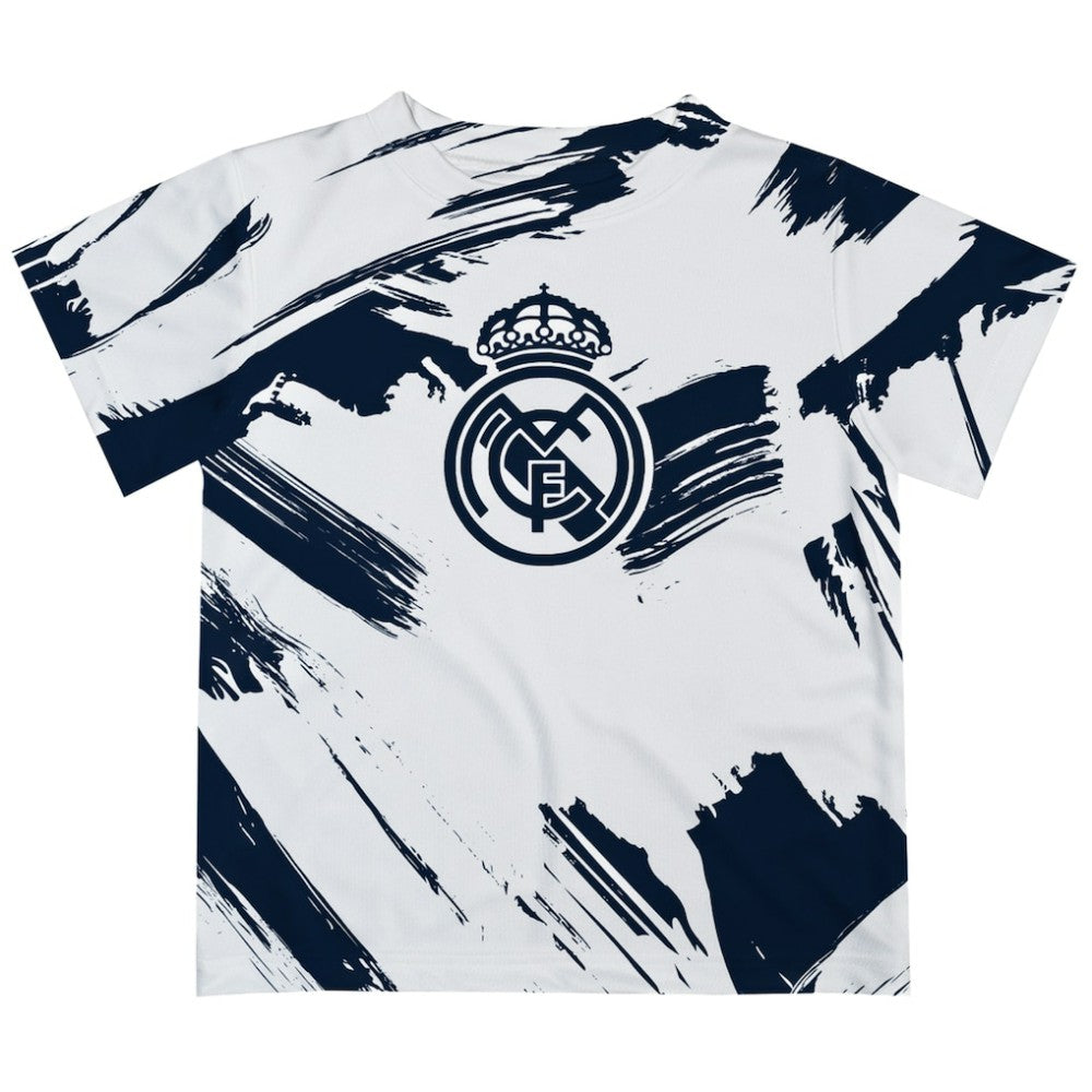 Real Madrid Vive La Fete Toddler Paint Brush T-Shirt Discount - White 
