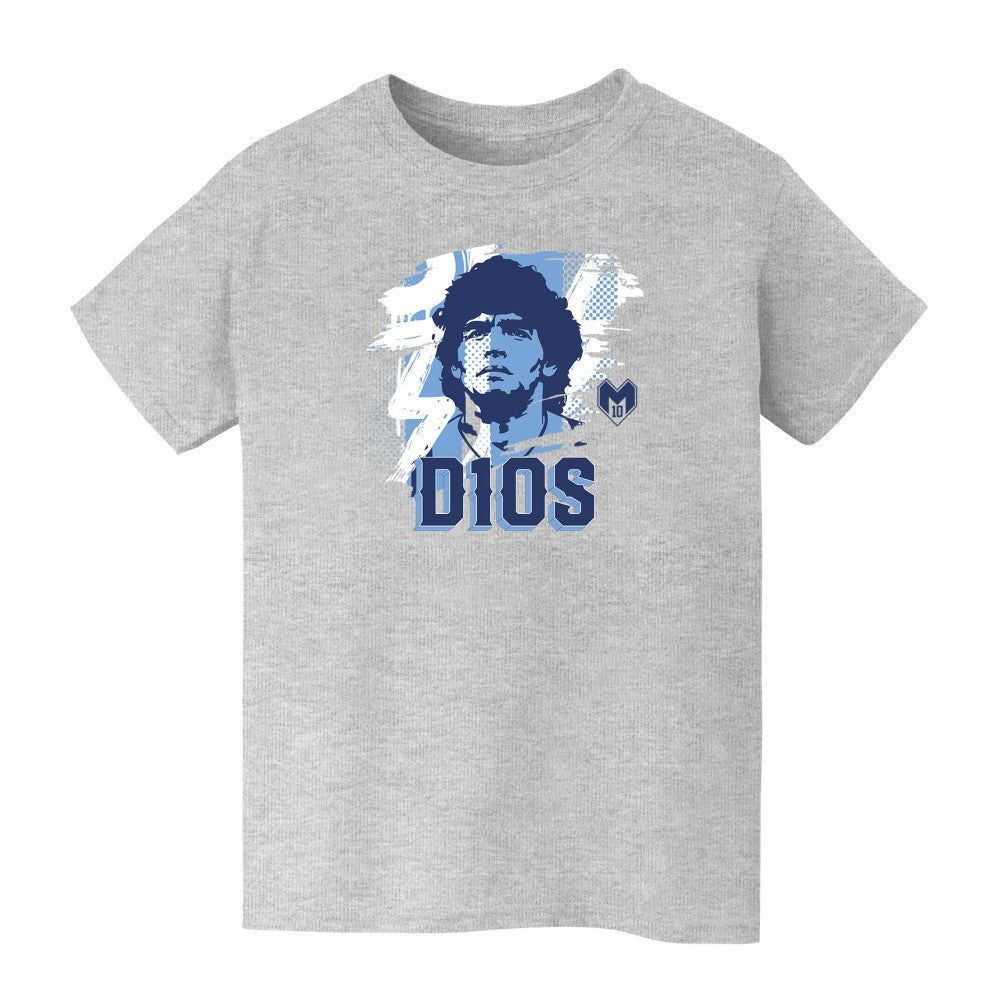 Diego Maradona Argentina National Team Vive La Fete Toddler D10S T-Shirt for sale - Gray 