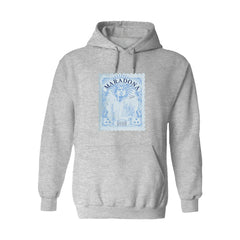 Diego Maradona Argentina National Team Vive La Fete Women's Vintage Stamp Pullover Hoodie for sale - Gray 