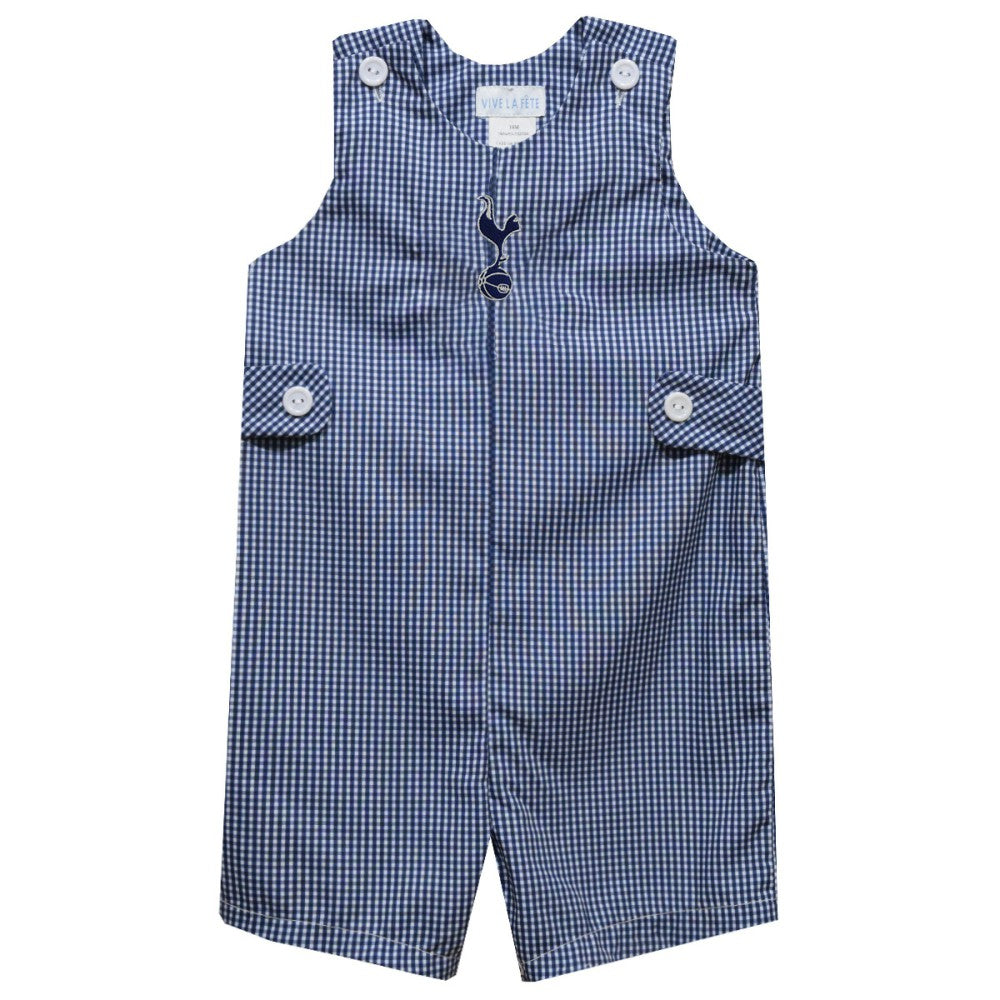 Tottenham Hotspur Vive La Fete Infant Gingham Jon Jon Romper Sale - Navy 