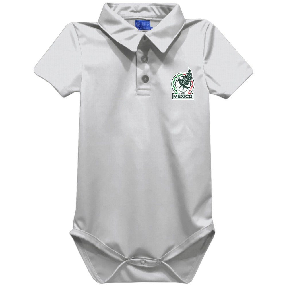 Mexico National Team Vive La Fete Infant Polo Bodysuit for sale - White 