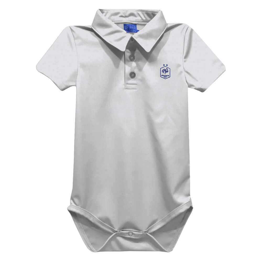 France National Team Vive La Fete Infant Polo Bodysuit for sale - White 
