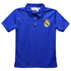 Real Madrid Vive La Fete Youth Solid Polo Discount - Royal 