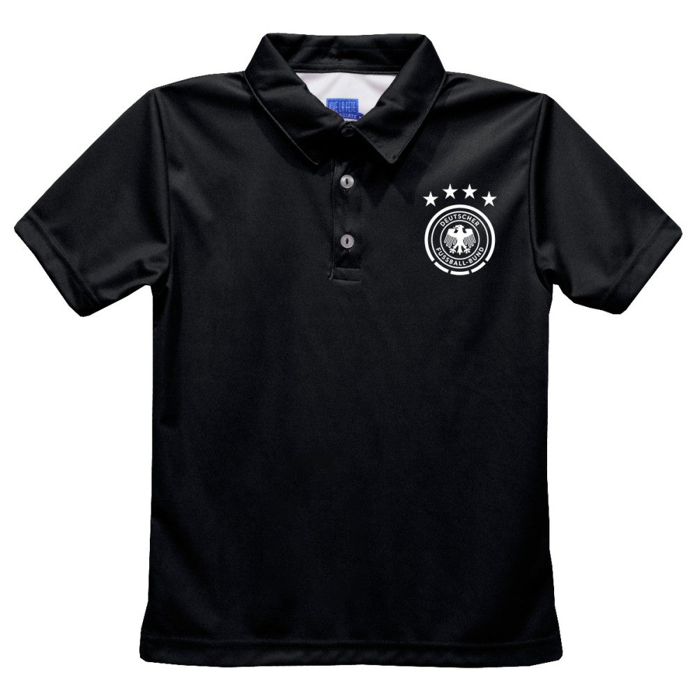 Germany National Team Vive La Fete Youth Solid Polo for sale - Black 