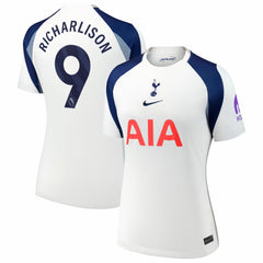 Richarlison Tottenham Hotspur Women's 2025/26 Home Replica Player Jersey Sale - White 