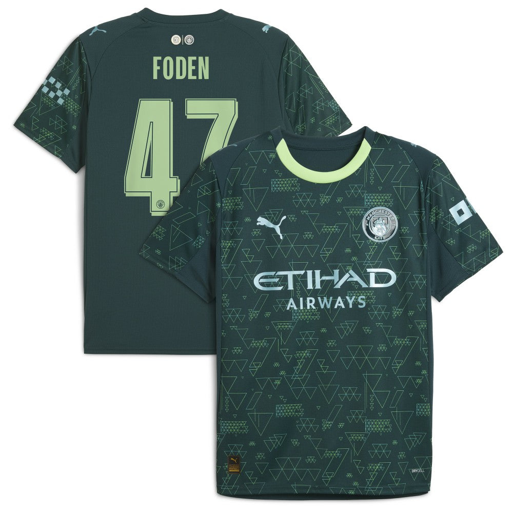Phil Foden Manchester City x EA SPORTS FC 2025/26 Fourth Jersey for sale - Green 