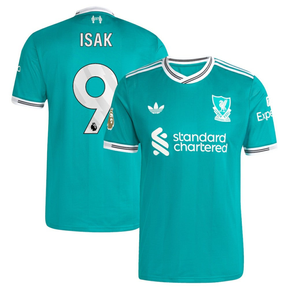 Alexander Isak Liverpool 2025/26 Third Player Jersey Discount - Green 