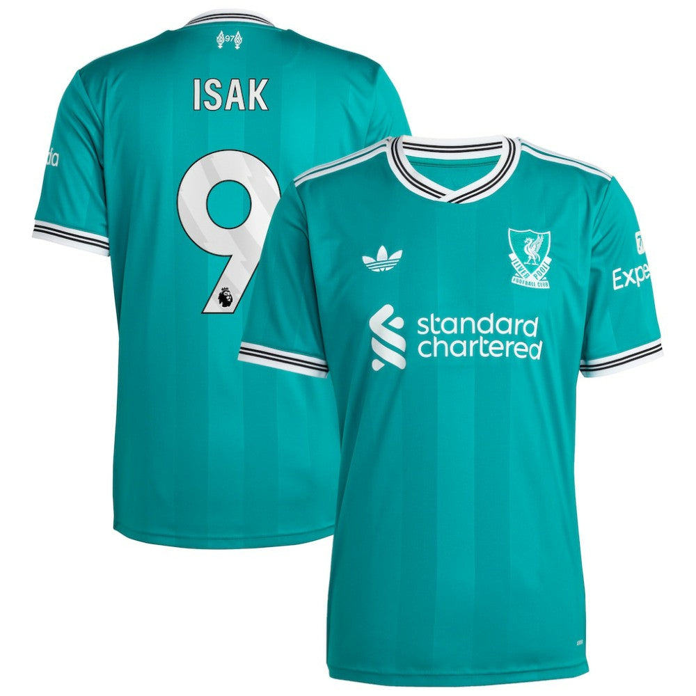 Alexander Isak Liverpool 2025/26 Third Replica Player Jersey Discount - Green 