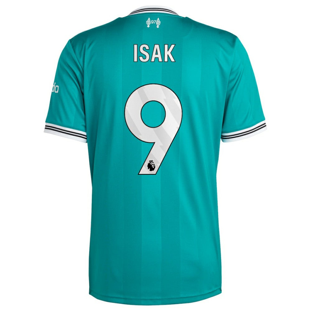 Alexander Isak Liverpool 2025/26 Third Replica Player Jersey Discount - Green 