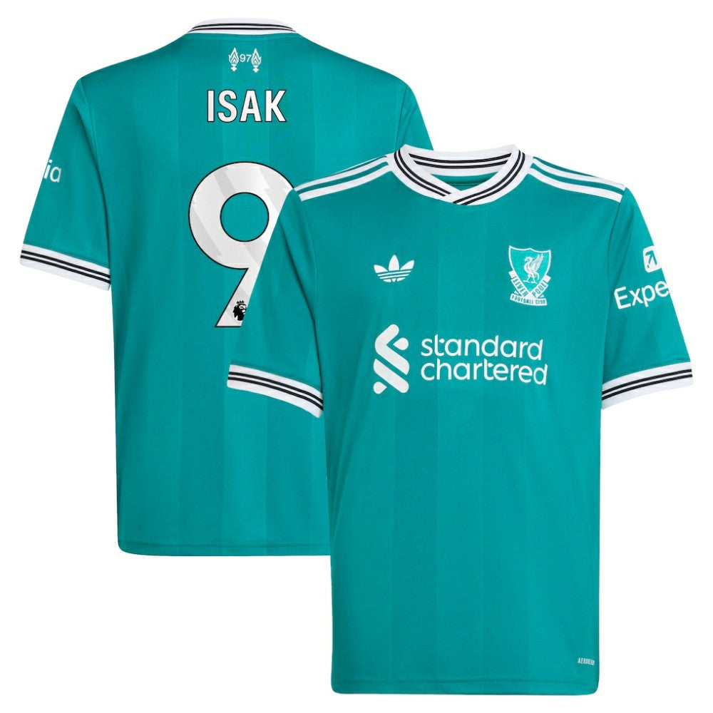 Alexander Isak Liverpool Youth 2025/26 Third Replica Player Jersey Discount - Green 