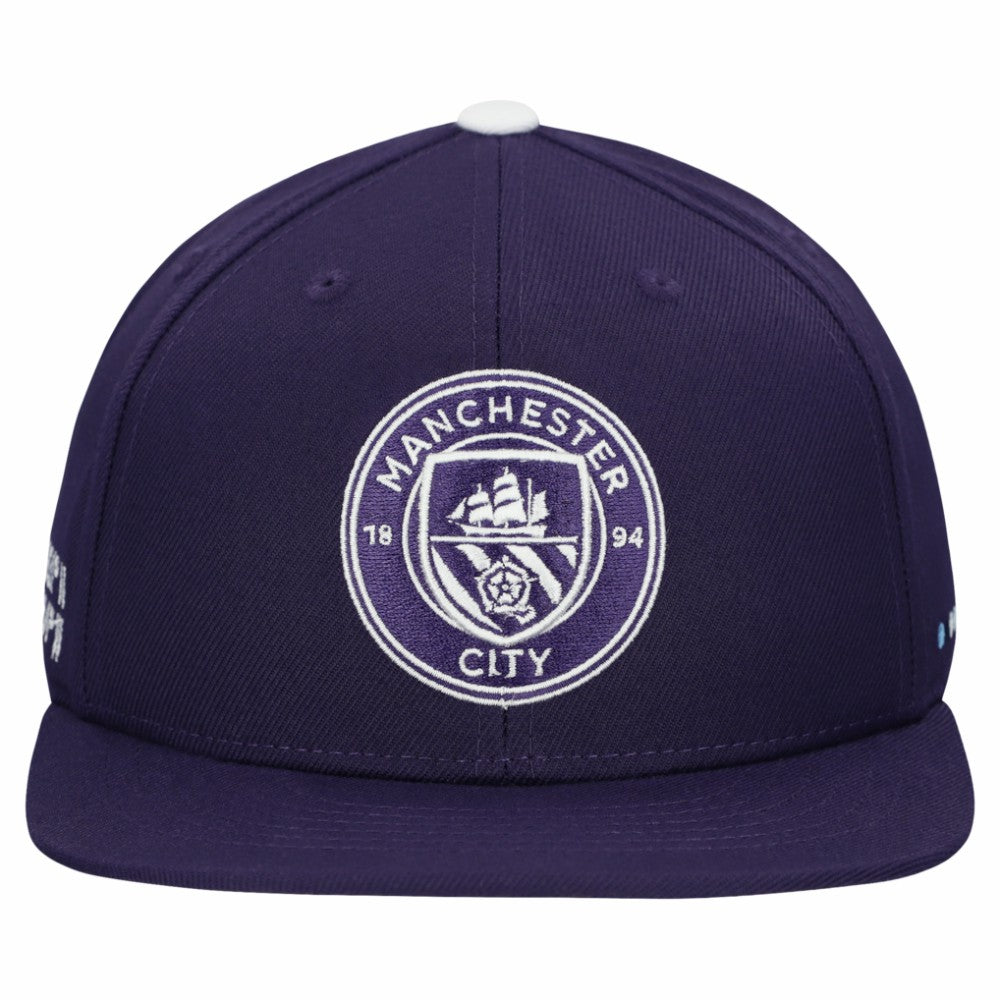 Manchester City Unisex Locale Snapback Hat Discount - Purple 