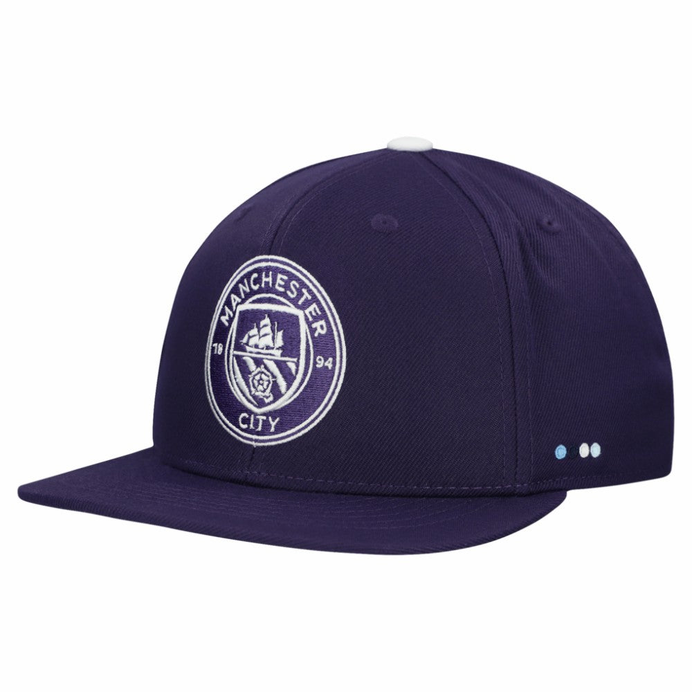 Manchester City Unisex Locale Snapback Hat Discount - Purple 