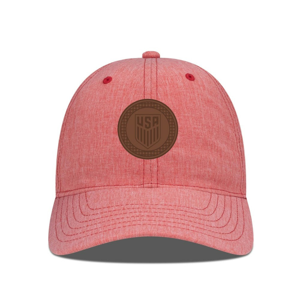 USMNT Levelwear Idol Periscope Adjustable Hat on sale - Heather Red 