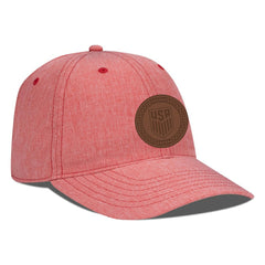 USMNT Levelwear Idol Periscope Adjustable Hat on sale - Heather Red 