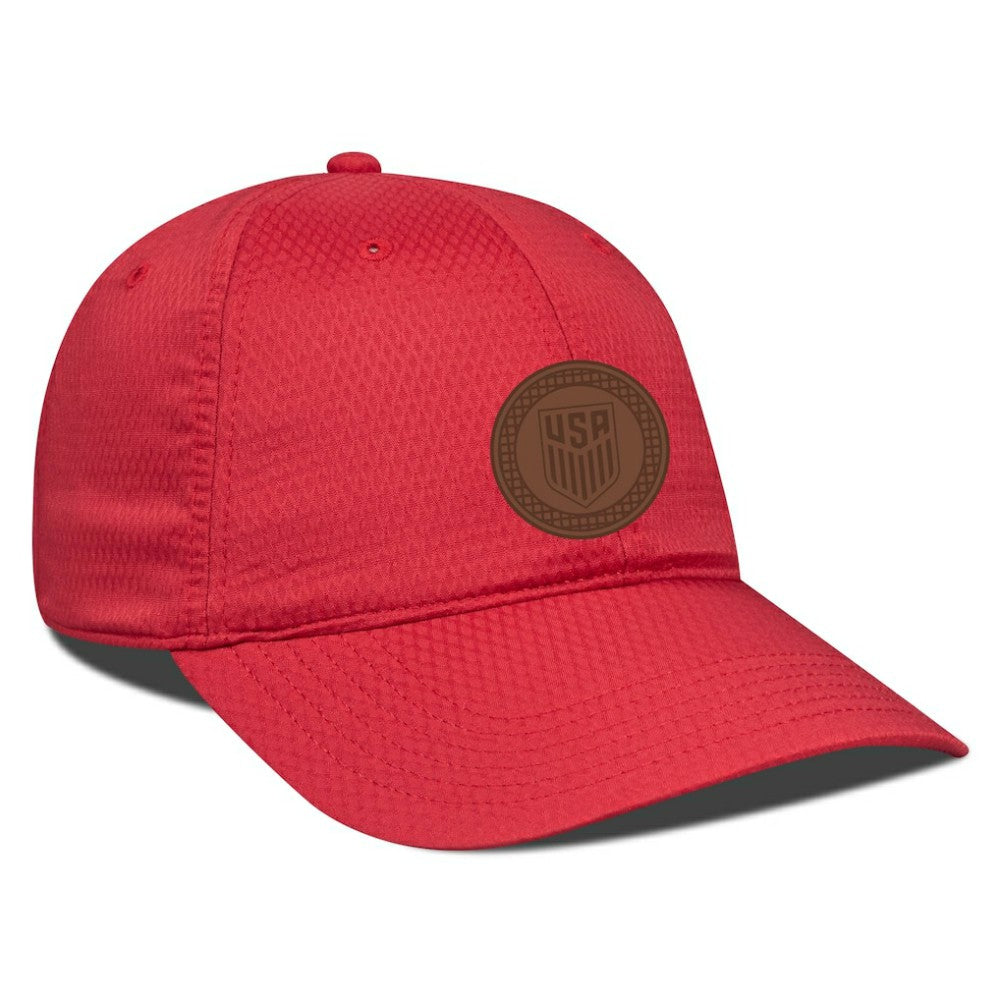 USMNT Levelwear Matrix Periscope Adjustable Hat on sale - Red 