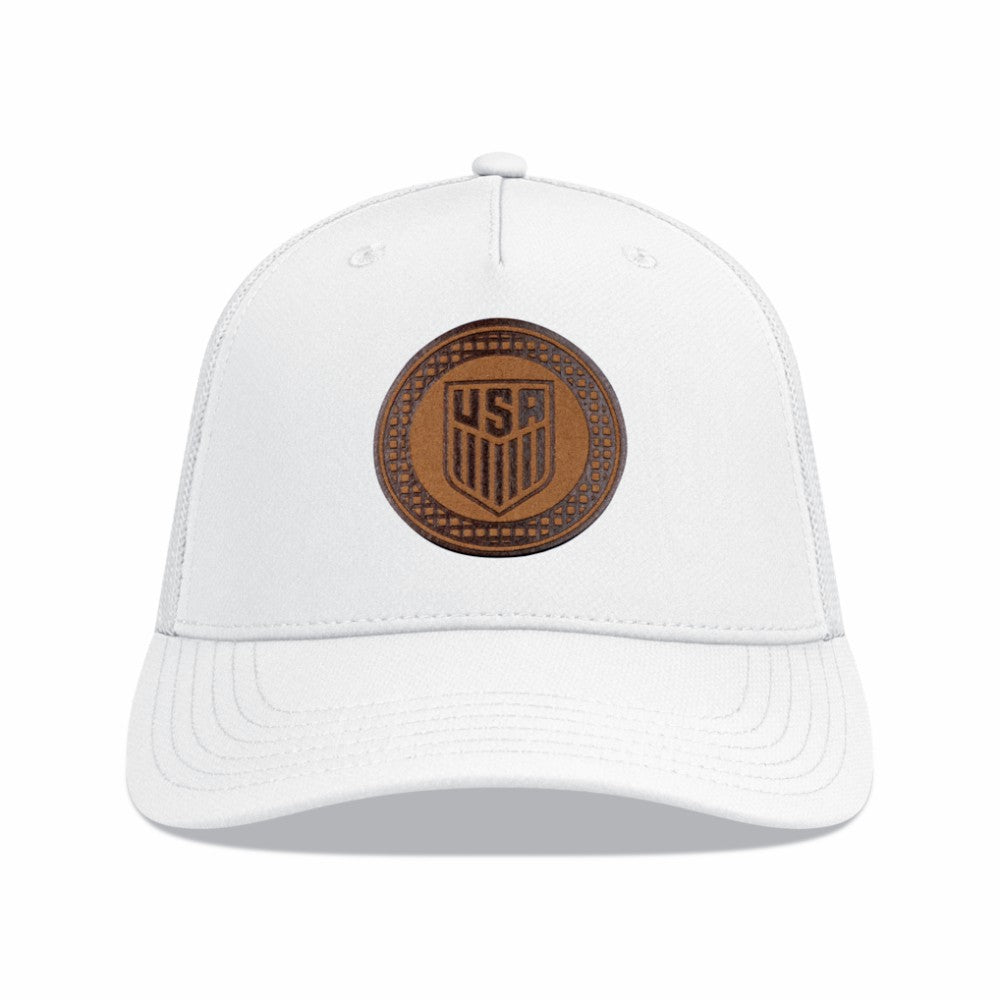 USMNT Levelwear Signal Periscope Adjustable Trucker Hat on sale - White 