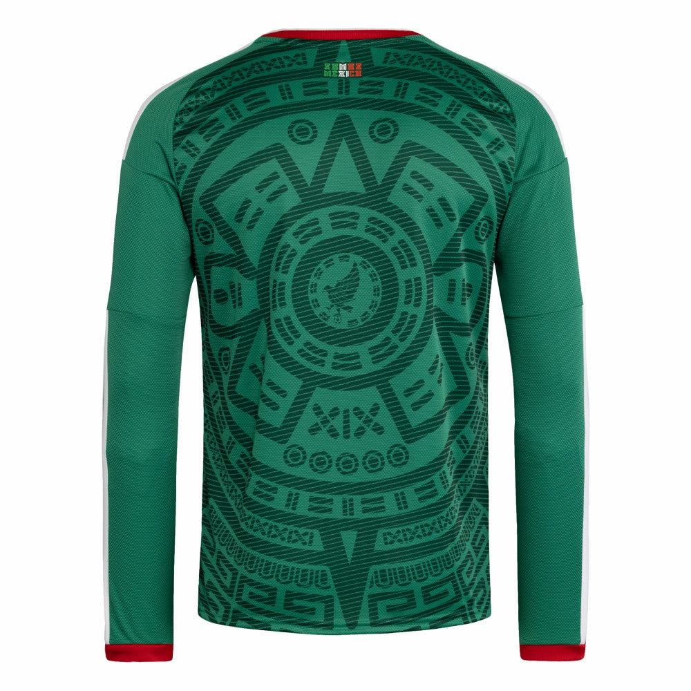 Mexico National Team FIFA x World Cup 2026 Home Replica Long Sleeve Jersey for sale - Green 