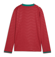 Portugal National Team Youth 2026 Home Replica Long Sleeve Jersey for sale - Red 
