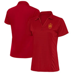 Spain National Team Antigua Women's Statement Y-Neck Polo for sale - Red 