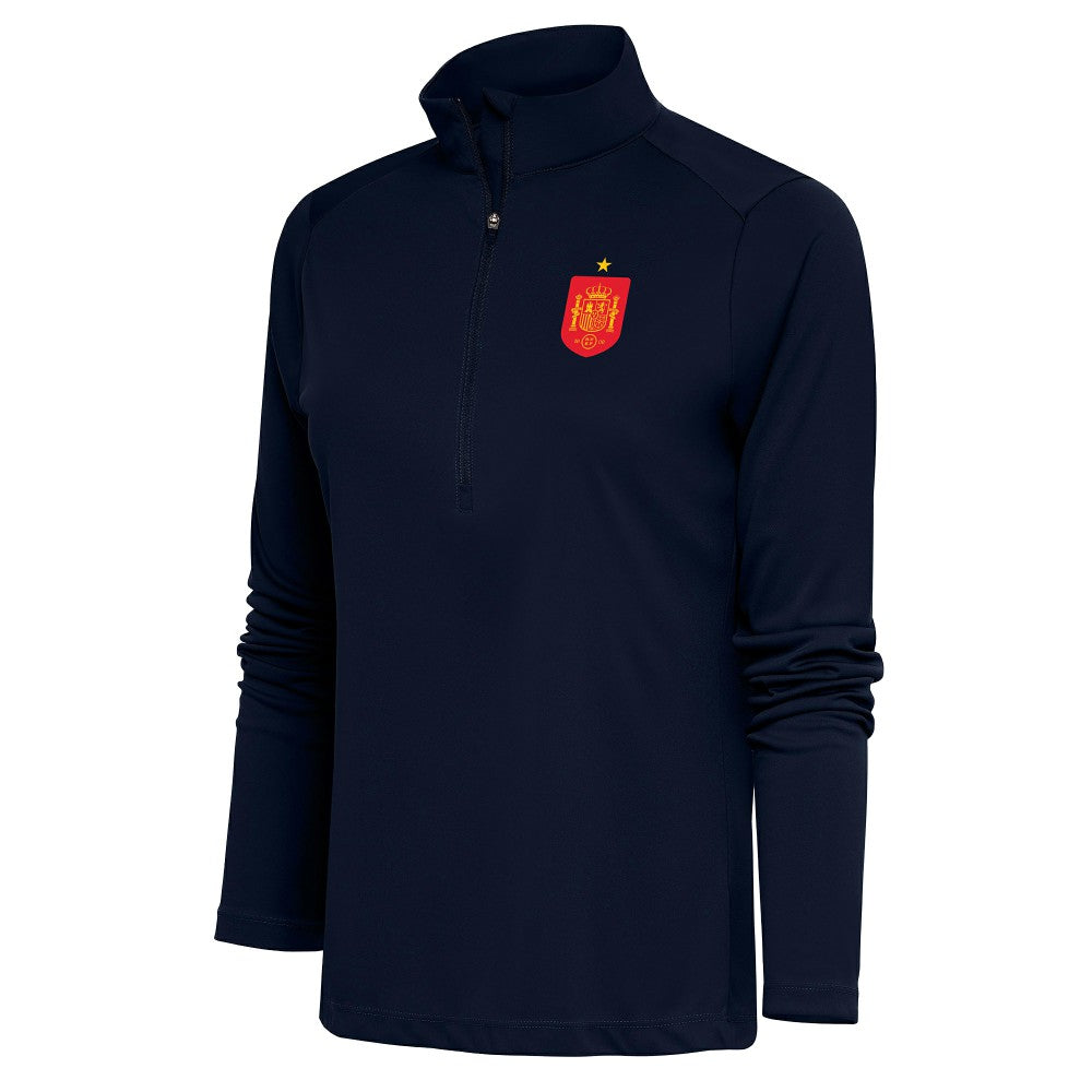 Spain National Team Antigua Women's Statement Half-Zip Pullover for sale - Navy 