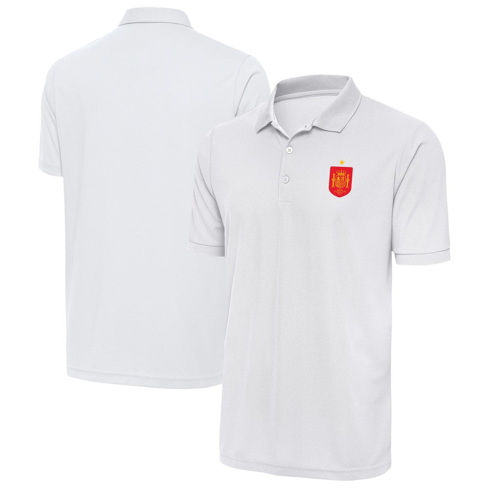 Spain National Team Antigua Derive Polo for sale - White 